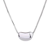 Collier de bijoux en argent , Argent sterling 925, Placage, bijoux de mode & pour femme, plus de couleurs à choisir, 8.5mm Environ 17.7 pouce, Vendu par PC