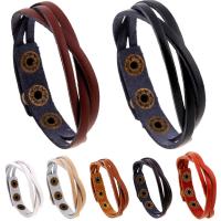 Pulseras de cordón de cuero artificial, Joyería & unisexo, más colores para la opción, longitud:aproximado 20 cm, Vendido por UD