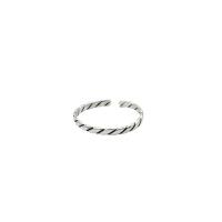 Plata de ley 925 Anillo de dedo Cuff, chapado en platina real, Ajustable & Joyería & para mujer, Vendido por UD