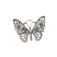 Zinc Alloy Hollow Pendants, Butterfly, plated, DIY 