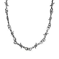 Zinc Alloy Necklace, with 314 Stainless Steel, fashion jewelry & Unisex Approx 20.4 Inch 