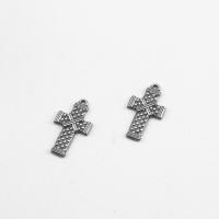 Stainless Steel Cross Pendants, 304 Stainless Steel, DIY, original color 