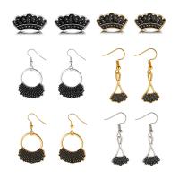 Enamel Zinc Alloy Drop Earring, fashion jewelry & for woman 