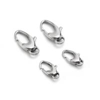 Stainless Steel Lobster Claw Clasp, 316L Stainless Steel, polished, DIY original color 