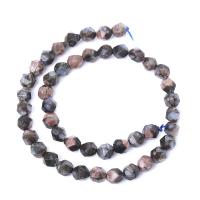 Natural Stone Beads, Round, polished, Star Cut Faceted & DIY mixed colors Approx 14.96 Inch 