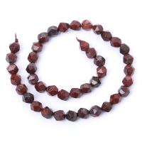 Brecciated Jasper Beads, Jasper Brecciated, Round, polished, Star Cut Faceted & DIY, red, 8mm Approx 14.96 Inch 