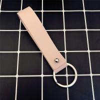 PU Leder Karabiner mit Schlüsselringen, mit Zinklegierung, unisex, keine, 125x20mm, verkauft von PC