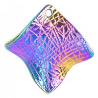 Zinc Alloy Jewelry Pendants, Rhombus, colorful plated, Unisex Approx 50 cm 