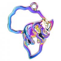 Zinc Alloy Jewelry Pendants, colorful plated, Unisex & hollow Approx 50 cm 