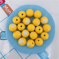 Acrylic Jewelry Beads, Round, DIY 16mm, Approx 