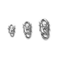 Titanium Steel Interlocking Clasp, polished, DIY original color 