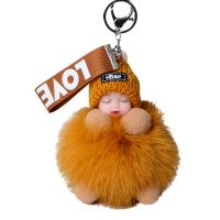 Fur Plush Key Chain, Fox Hair, fashion jewelry & Unisex 