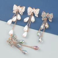 Acrylic Drop Earring, Zinc Alloy, with Acrylic, fashion jewelry & for woman 