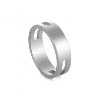 Titan Stahl Fingerring, Titanstahl, Vakuum-Ionen-Beschichtung, unisex & verschiedene Größen vorhanden, keine, 6x1.3mm, verkauft von PC