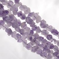 Natürliche Amethyst Perlen, Klumpen, DIY, 10-15mm, ca. 49PCs/Strang, verkauft von Strang