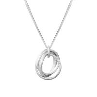 Collier de bijoux en argent , Argent sterling 925, Placage, bijoux de mode & pour femme, plus de couleurs à choisir Environ 17.7 pouce, Vendu par PC