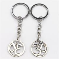 Titanium Steel Key Clasp, Unisex & hollow, original color 