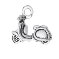 Zinc Alloy Jewelry Pendants, Motorcycle, plated, Unisex Approx 1.5mm 