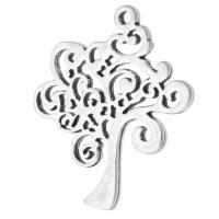 Zinc Alloy Hollow Pendants, Tree, plated, Unisex Approx 1.5mm 