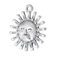 Zinc Alloy Jewelry Pendants, Sun, plated, Unisex Approx 1mm 