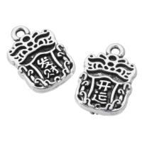 Zinc Alloy Jewelry Pendants, plated, Unisex Approx 1mm 