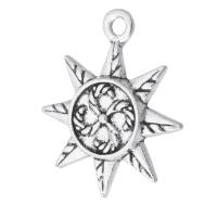 Zinc Alloy Jewelry Pendants, Sun, plated, Unisex Approx 2mm 