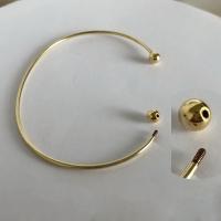 Gold Filled Cuff Bangle, 14K gold-filled, detachable golden 