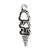 Zinc Alloy Jewelry Pendants, Ice Cream, plated, Unisex Approx 2mm 