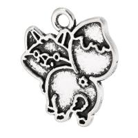 Colgantes Animales de Aleación de Zinc, chapado, unisexo, más colores para la opción, 19x21x1mm, agujero:aproximado 2mm, Vendido por KG