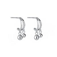 Boucle d'oreille goutte argent sterling, argent sterling 925, Placage, pour femme, plus de couleurs à choisir Vendu par paire