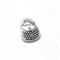 Zinc Alloy Jewelry Pendants, Handbag, antique silver color plated, DIY 