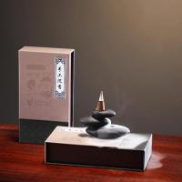 Incense Smoke Flow Backflow Holder Ceramic Incense Burner, Porcelain, half handmade, for home and office & durable 