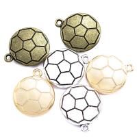 Zinc Alloy Jewelry Pendants, Football, plated, DIY 