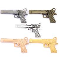 Zinc Alloy Jewelry Pendants, Gun, plated, DIY Approx 2mm 