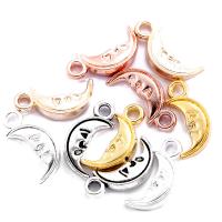 Zinc Alloy Jewelry Pendants, Moon, plated, DIY Approx 2mm 