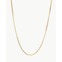 Edelstahl Schmuck Halskette, 304 Edelstahl, mit Verlängerungskettchen von 6.5cm, Vakuum-Ionen-Beschichtung, für Frau, goldfarben, Länge:ca. 39.5 cm, verkauft von PC