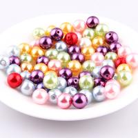 Abalorios de Plastico ABS , Perlas de plástico ABS, Esférico, Bricolaje, más colores para la opción, 6mm, aproximado 200PCs/Bolsa, Vendido por Bolsa