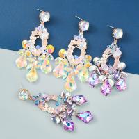 Acrylic Drop Earring, Zinc Alloy, with Acrylic, fashion jewelry & for woman 