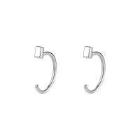 Sterling Silver Stud Earring, argent sterling 925, normes différentes pour le choix & pour femme, argent, Vendu par paire