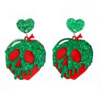 Acrylic Drop Earring, Halloween Design & fashion jewelry & for woman 