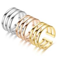 Titan Stahl Fingerring, Titanstahl, Modeschmuck & unisex, keine, 10x1.2mm, verkauft von PC