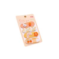 Children Hair Clip, Cloth, with Zinc Alloy, handmade & for children, 60mm 