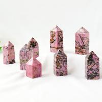 Rhodonite Quartz Points, poli, pour la maison et le bureau, 4-6cm, Vendu par PC