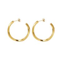 Titanium Steel Earrings, Vacuum Ion Plating, for woman 38mm 