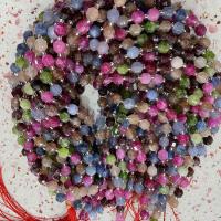 Perles de Tourmaline naturels, avec perles de rocaille en verre, lanterne, DIY & normes différentes pour le choix & facettes, couleurs mélangées Environ 14.96 pouce, Vendu par brin