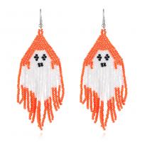 Seedbead Pendientes con Colgantes, Diseño de Halloween & Joyería & diferentes estilos para la opción & para mujer, Vendido por Par