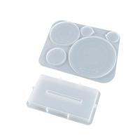 DIY Epoxy Mold Set, Silicone, 2 pieces, white 