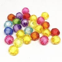 Bead in Bead Acrylic Beads, stoving varnish, DIY & faceted, mixed colors 