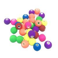 Acrylic Jewelry Beads, Round, stoving varnish, DIY 