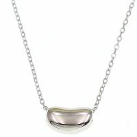 Collier de bijoux en argent , argent sterling 925, avec 1.96 inch chaînes de rallonge, Placage de couleur platine, pour femme Environ 15.74 pouce, Vendu par PC